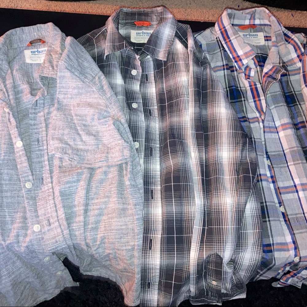 3 piece urban pipeline boys shirt bundle